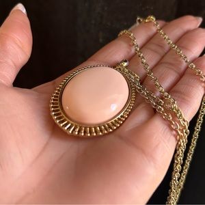 Pink Oval Pendant